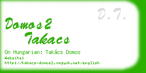 domos2 takacs business card